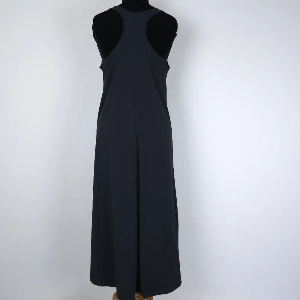 Halara Breezeful Backless Racerback Side Pocket High Low Flowy Midi Quick Dry - Picture 3 of 8
